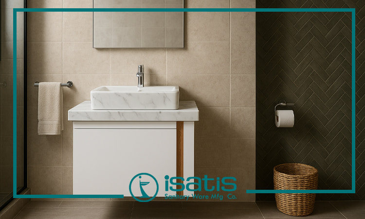 روشویی کابینتی کوچک