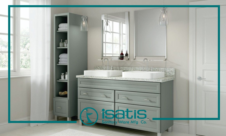 روشویی کابینتی و پایه دار